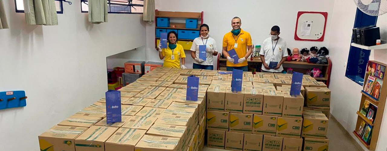 Instituto Êxito realiza entrega de cestas básicas a microempreendedores impactados pela quarentena