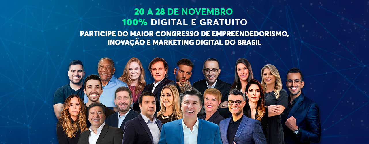 Congresso de Marketing: participem da 3 ª edição do Summit Êxito com 150 empreendedores do Brasil