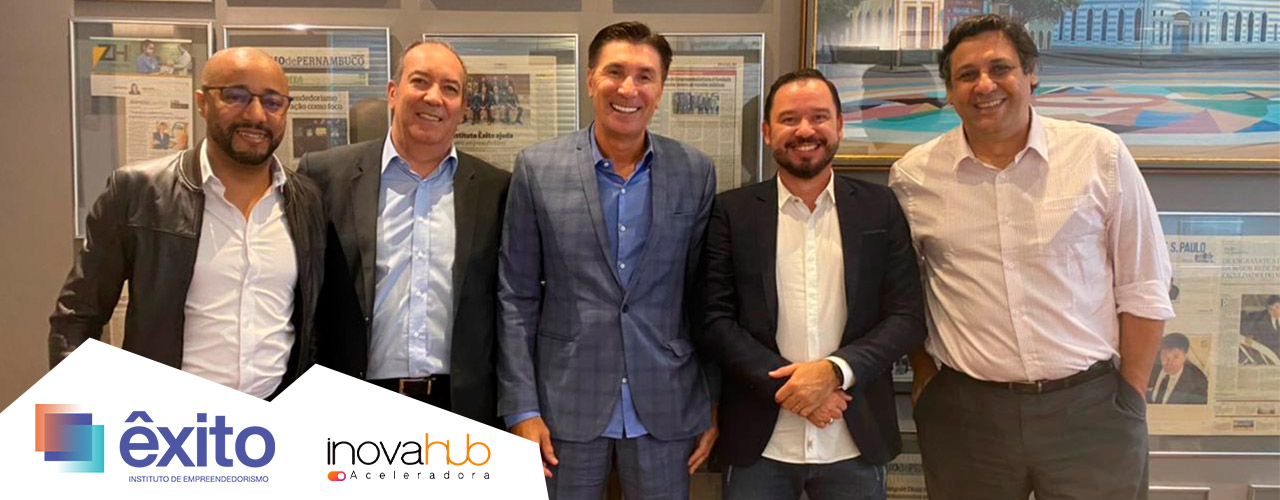 Aceleradora InovaHub fecha parceria com Instituto Êxito de Empreendedorismo, presidido por Janguiê Diniz